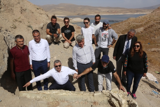 Kayseri'de 2 metrelik fil kafatası bulundu